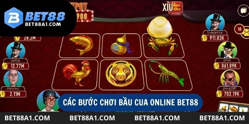 Các bước chơi bầu cua online đơn giản và hiệu quả